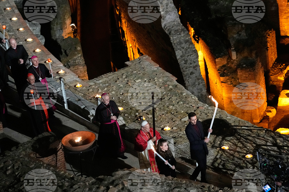 APTOPIX Italy Pope Good Friday