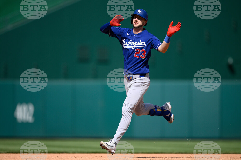 Dodgers Nationals Baseball