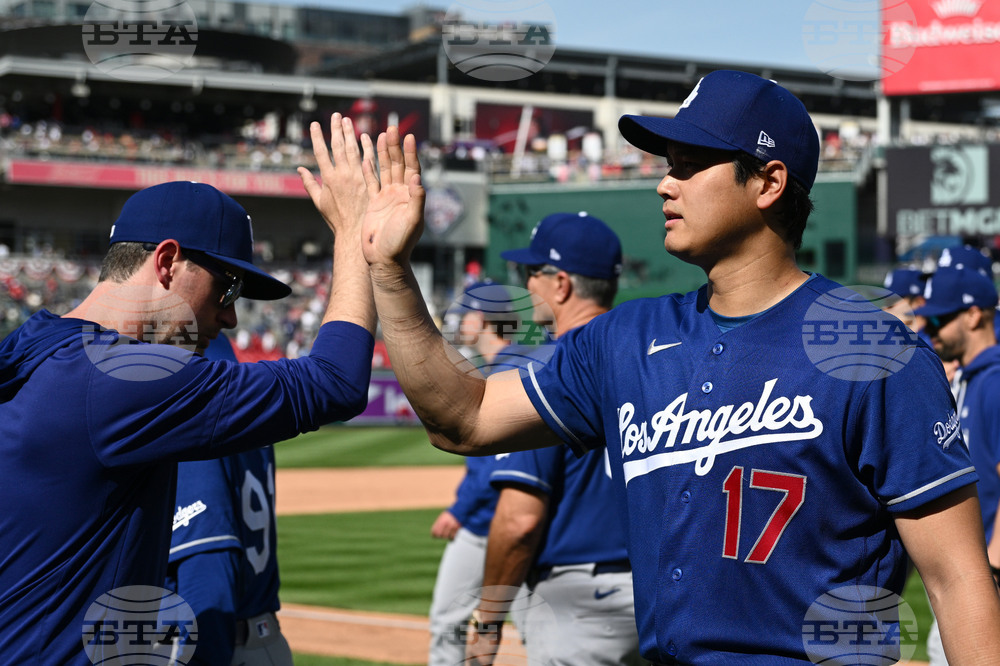 Dodgers Nationals Baseball