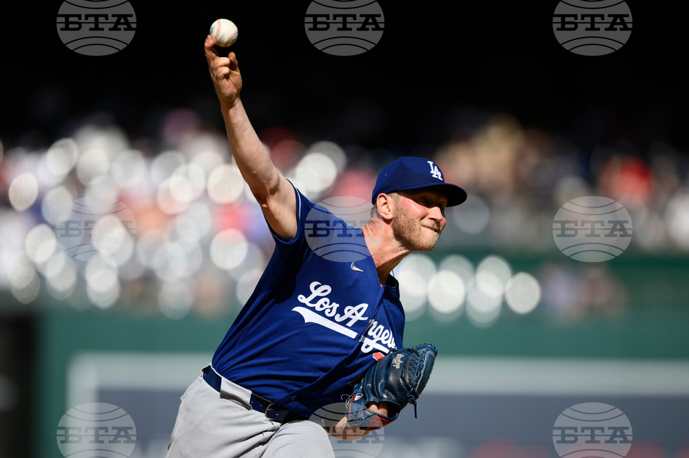Dodgers Nationals Baseball