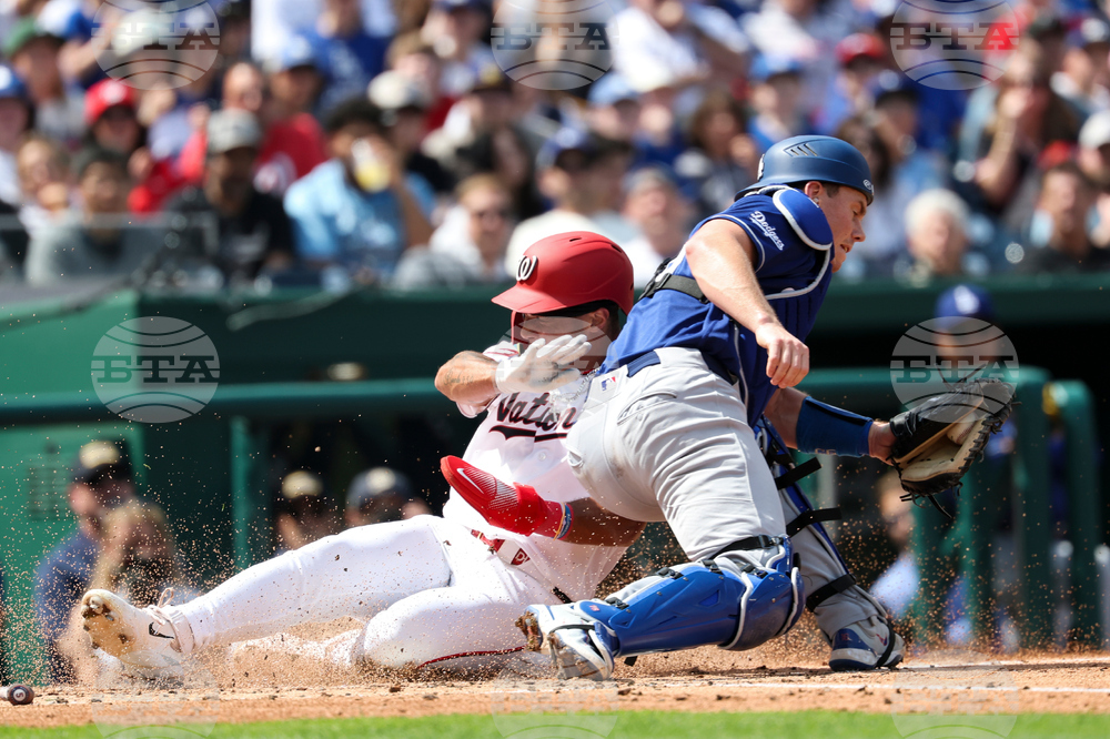 Dodgers Nationals Baseball