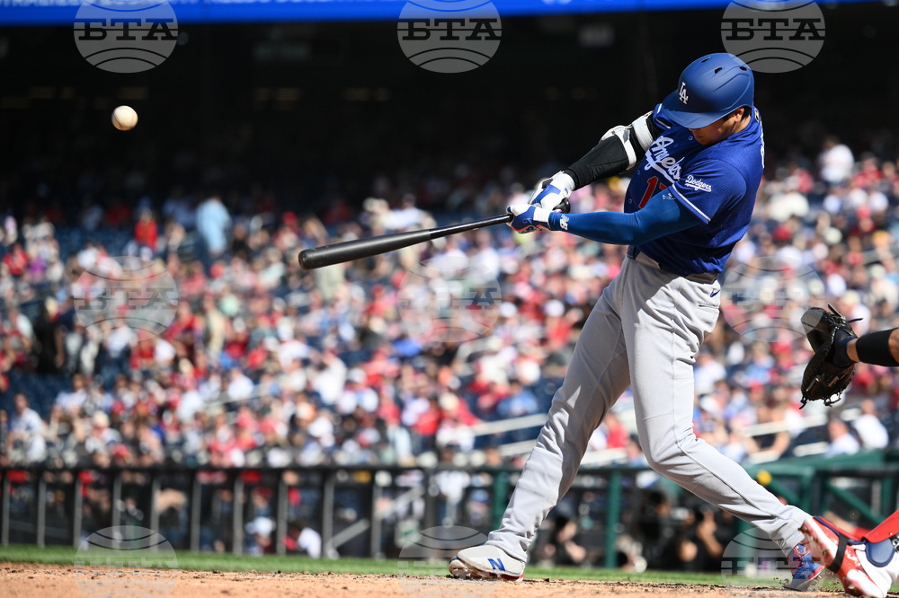 Dodgers Nationals Baseball