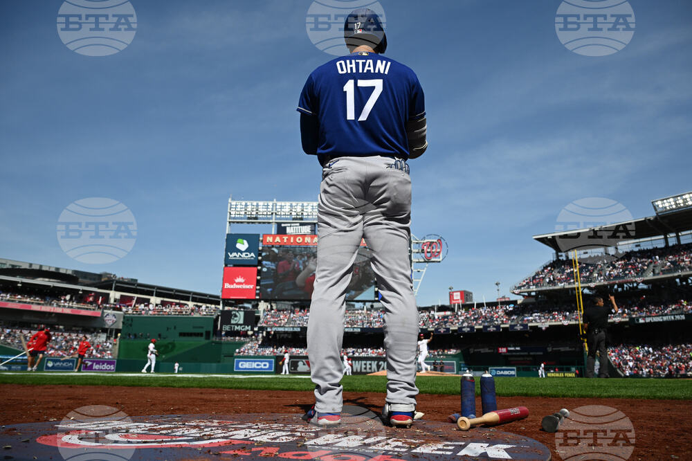 Dodgers Nationals Baseball