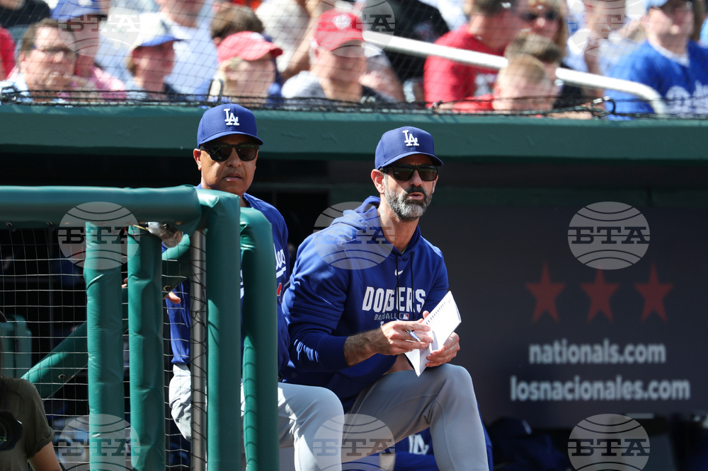 Dodgers Nationals Baseball