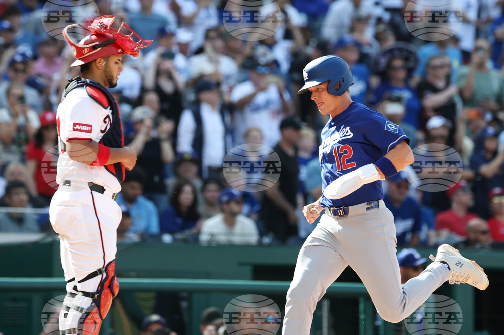 Dodgers Nationals Baseball