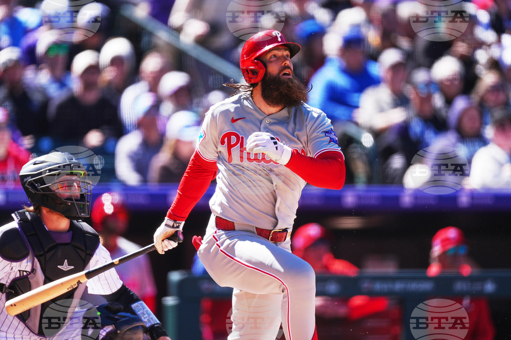 Phillies Rockies Baseball
