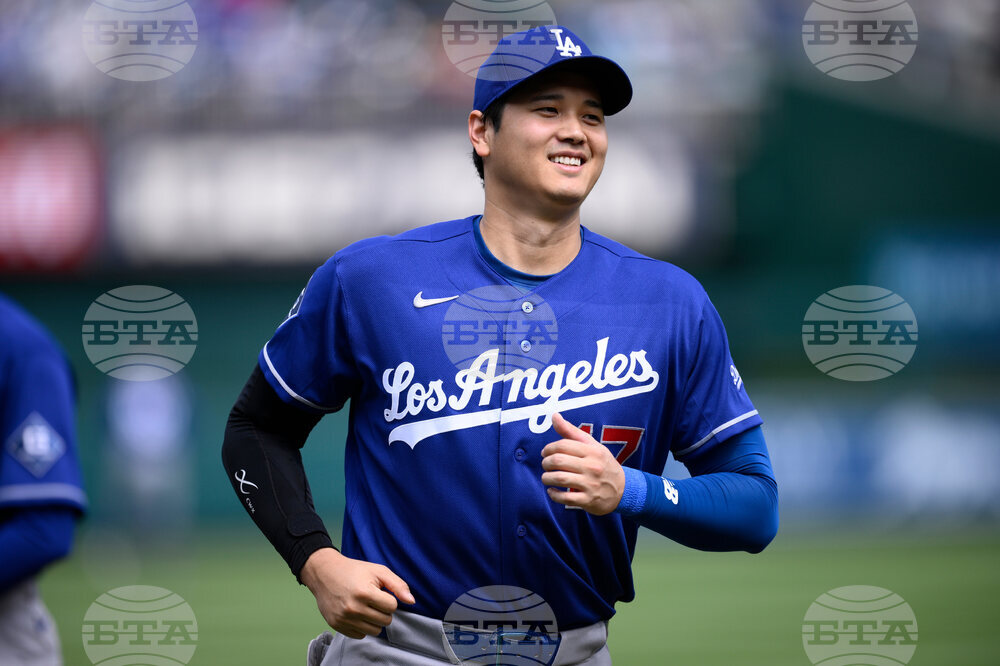 Dodgers Nationals Baseball