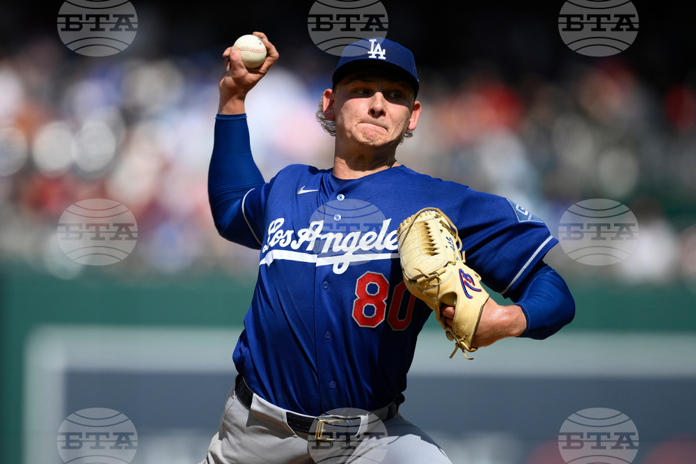 Dodgers Nationals Baseball