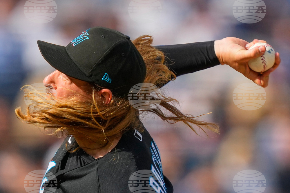 Marlins Yankees Baseball