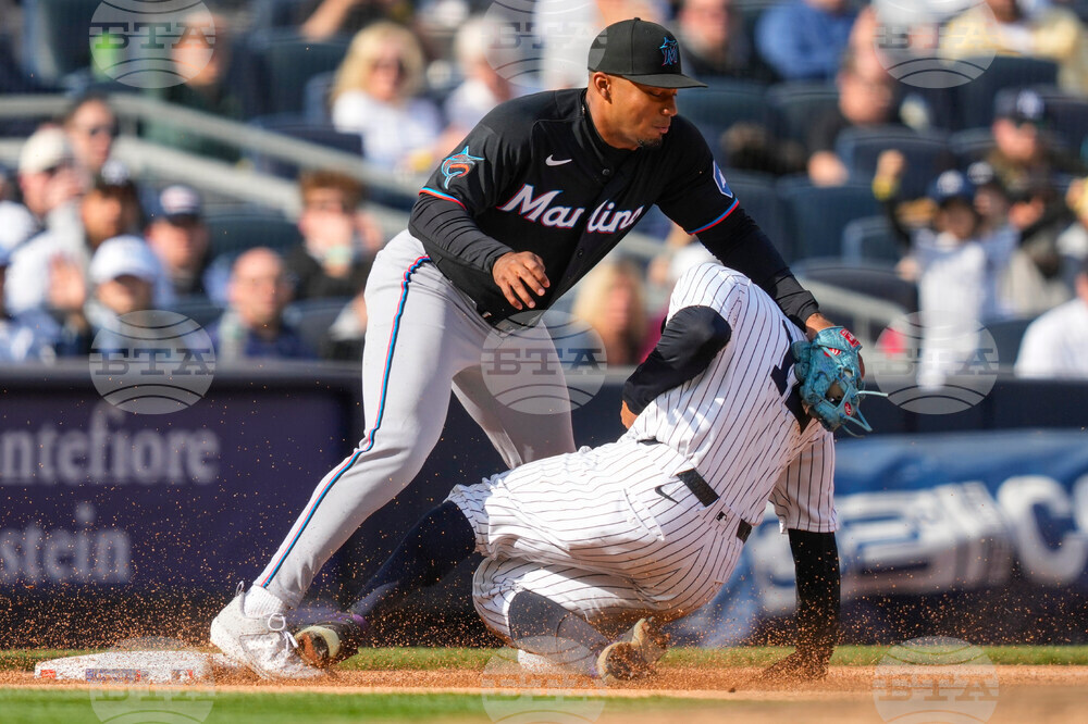 Marlins Yankees Baseball