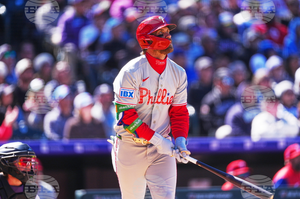 Phillies Rockies Baseball