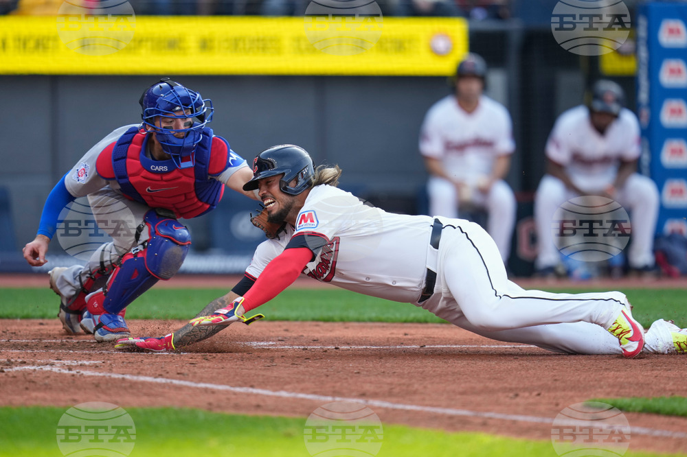 APTOPIX Cubs Guardians Baseball