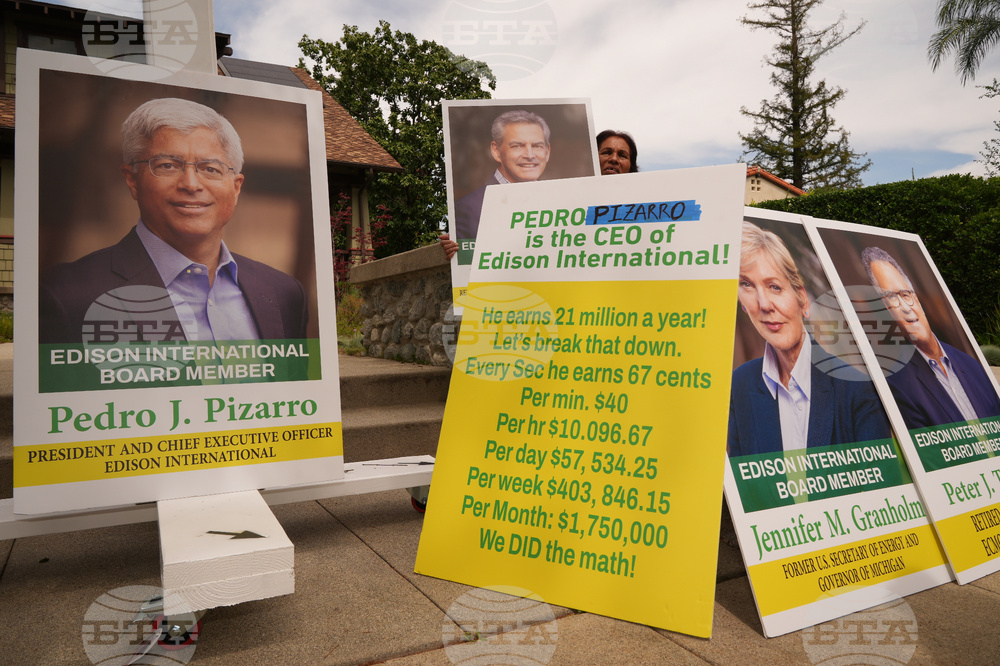 Los Angeles Wildfires Protest