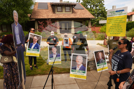 Los Angeles Wildfires Protest