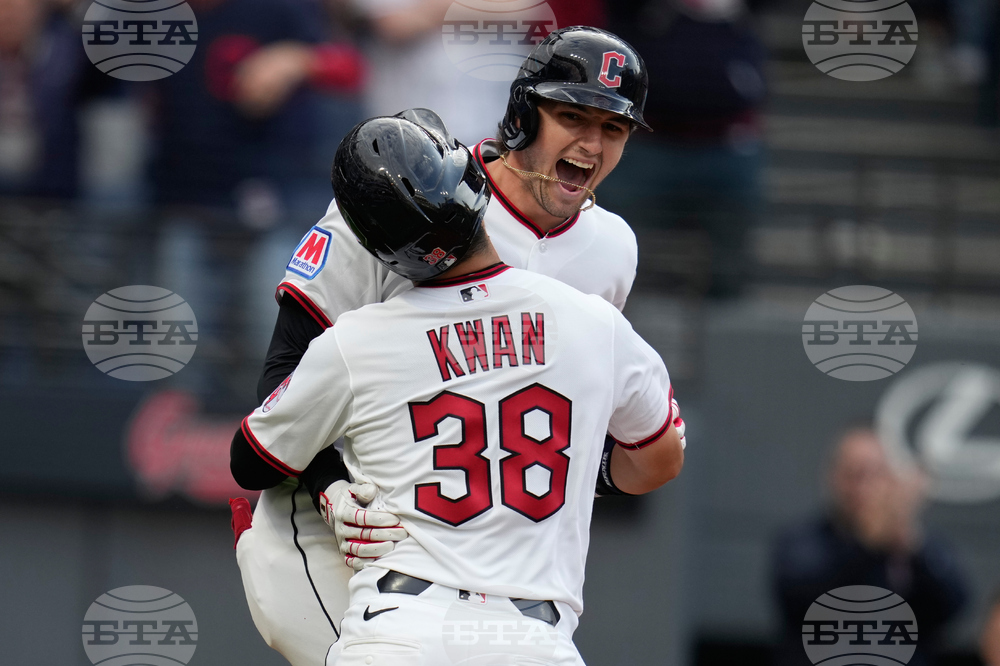 APTOPIX Cubs Guardians Baseball