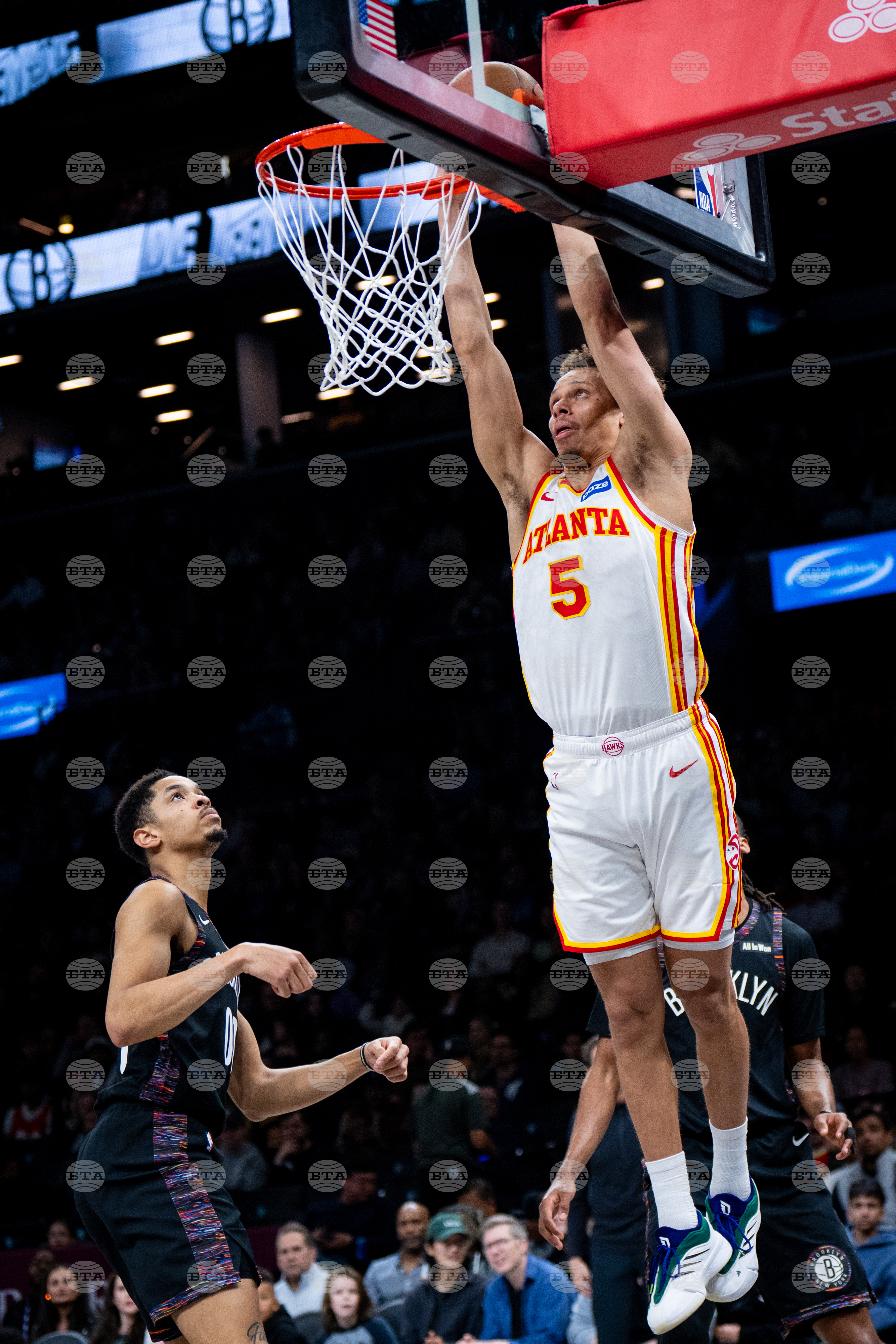 Hawks Nets Basketball