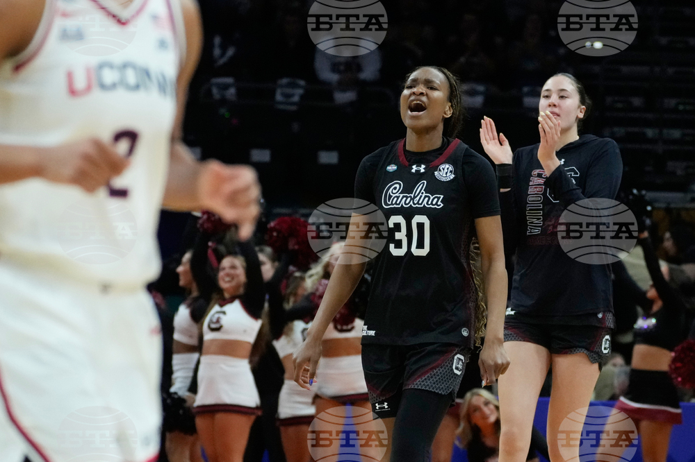 NCAA South Carolina UConn Basketball