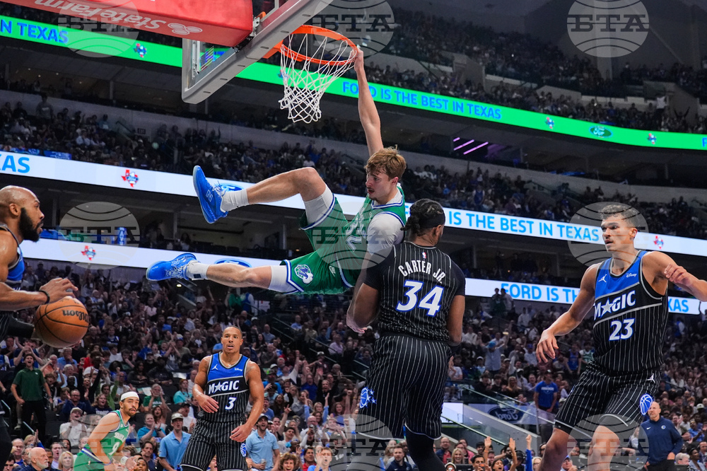 APTOPIX Magic Mavericks Basketball