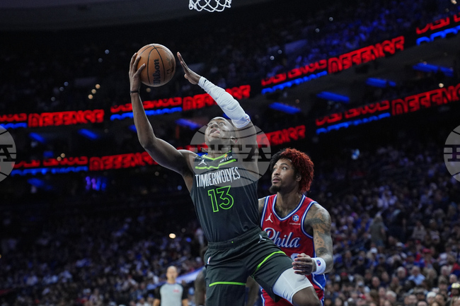 Timberwolves 76ers Basketball