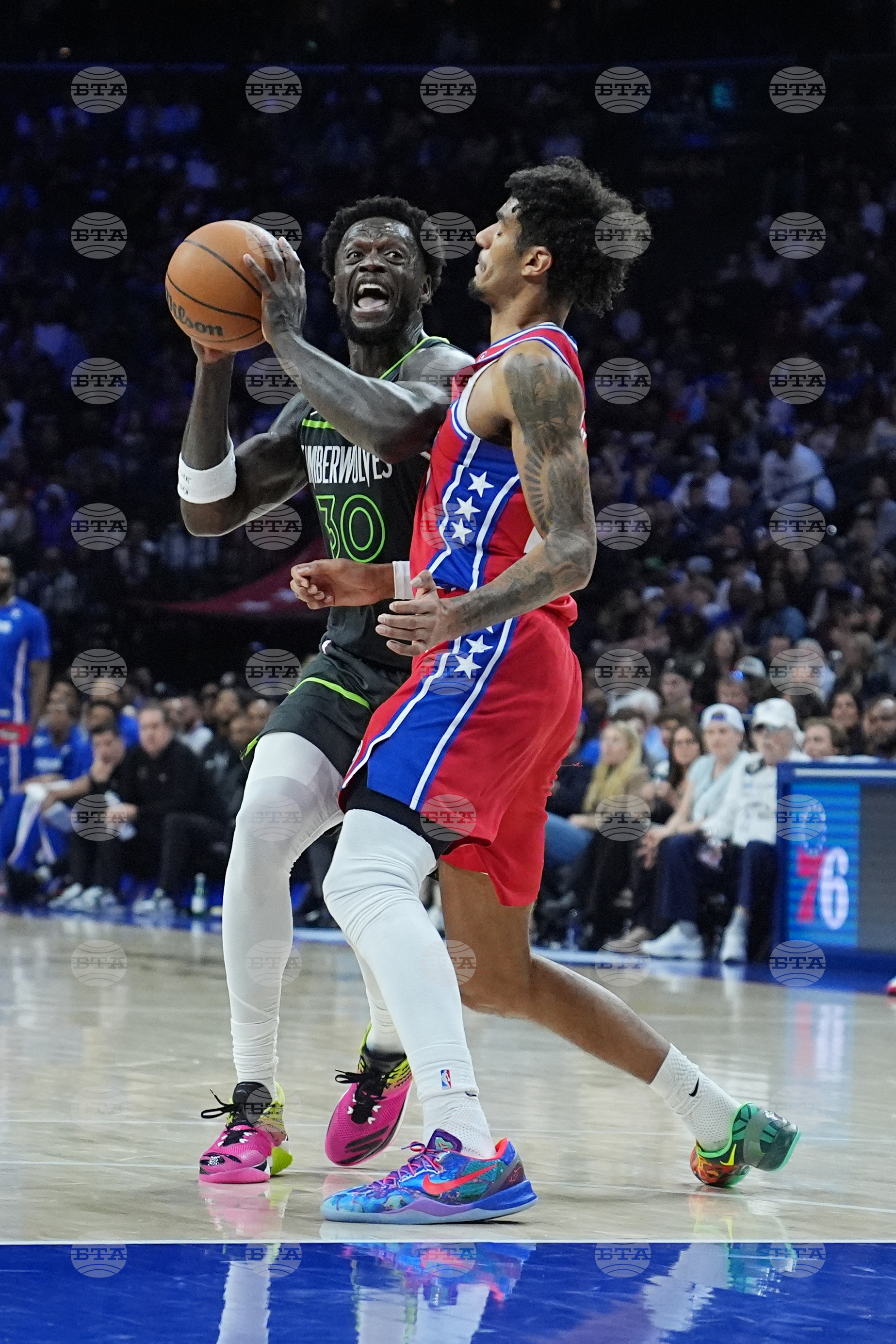 Timberwolves 76ers Basketball