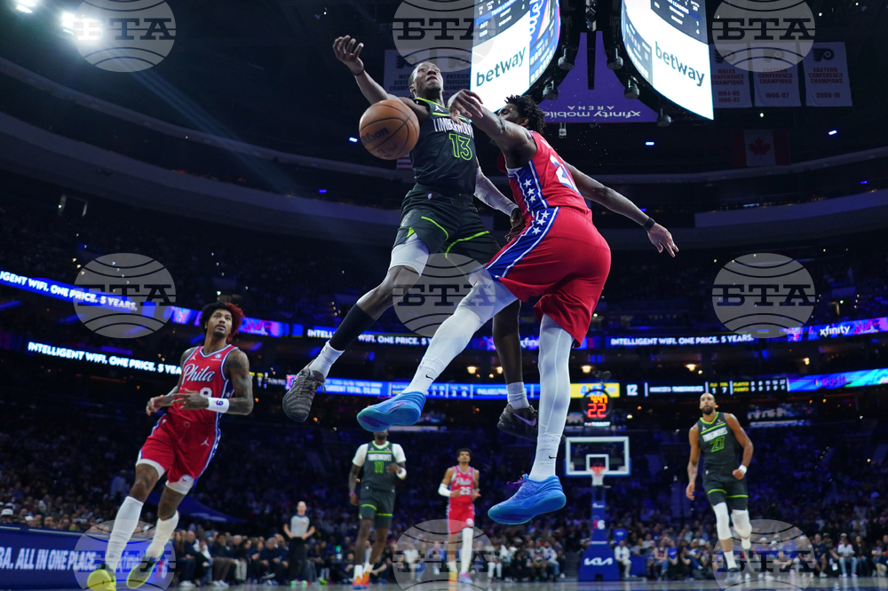 Timberwolves 76ers Basketball