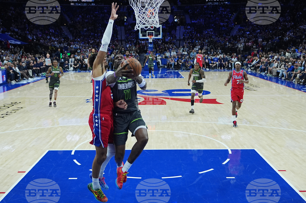 Timberwolves 76ers Basketball