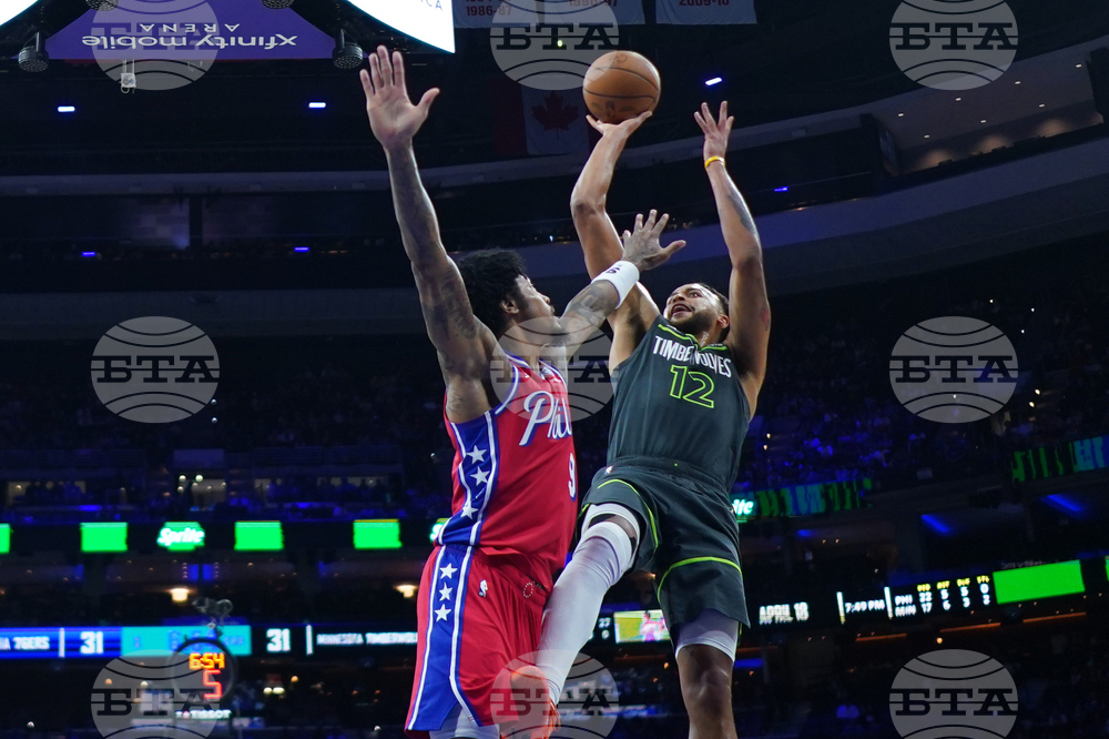 Timberwolves 76ers Basketball