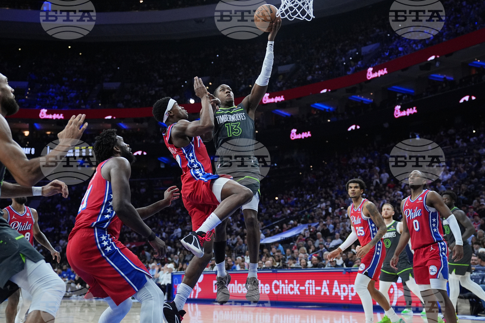 Timberwolves 76ers Basketball