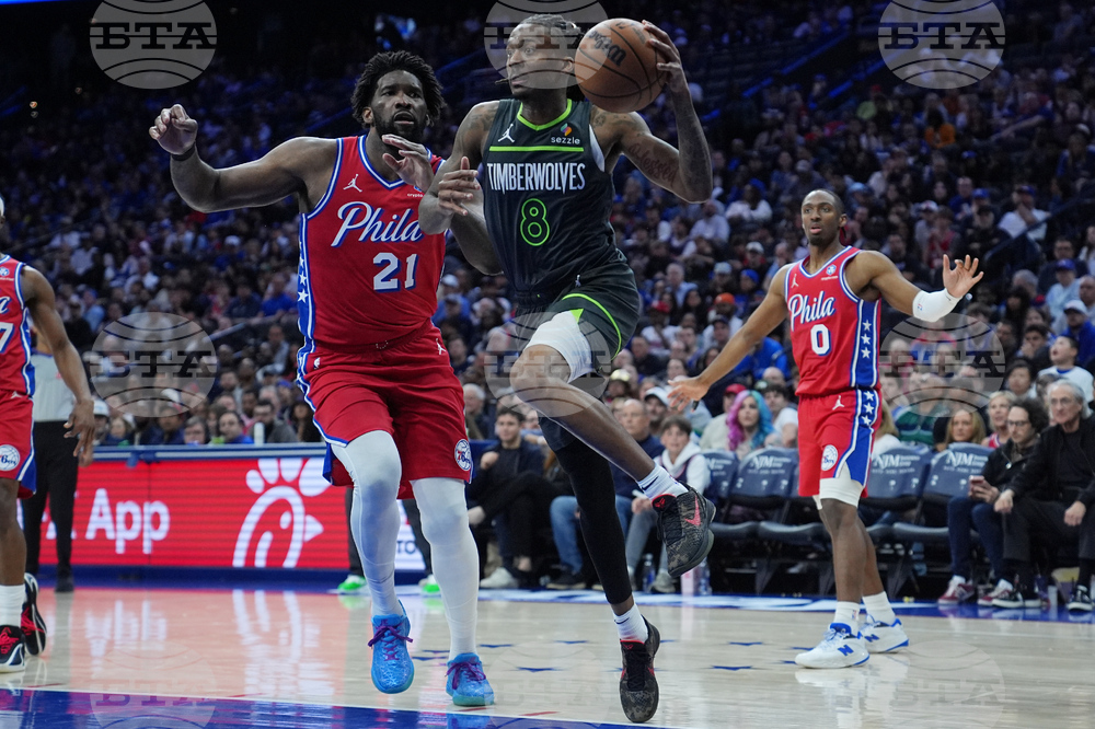 Timberwolves 76ers Basketball