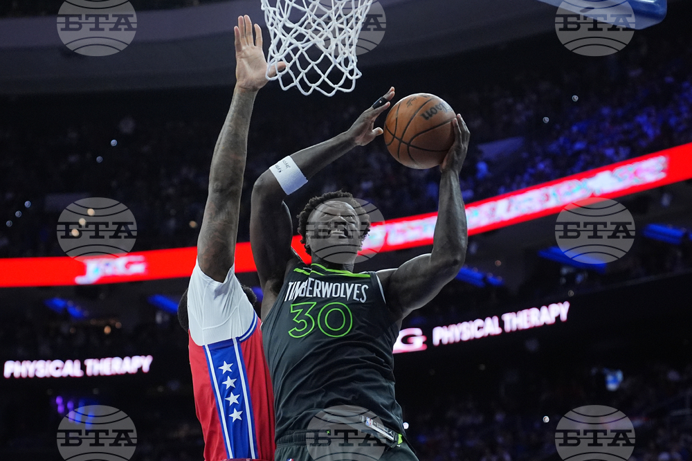 Timberwolves 76ers Basketball