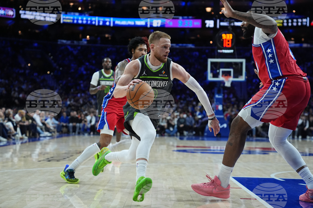 Timberwolves 76ers Basketball