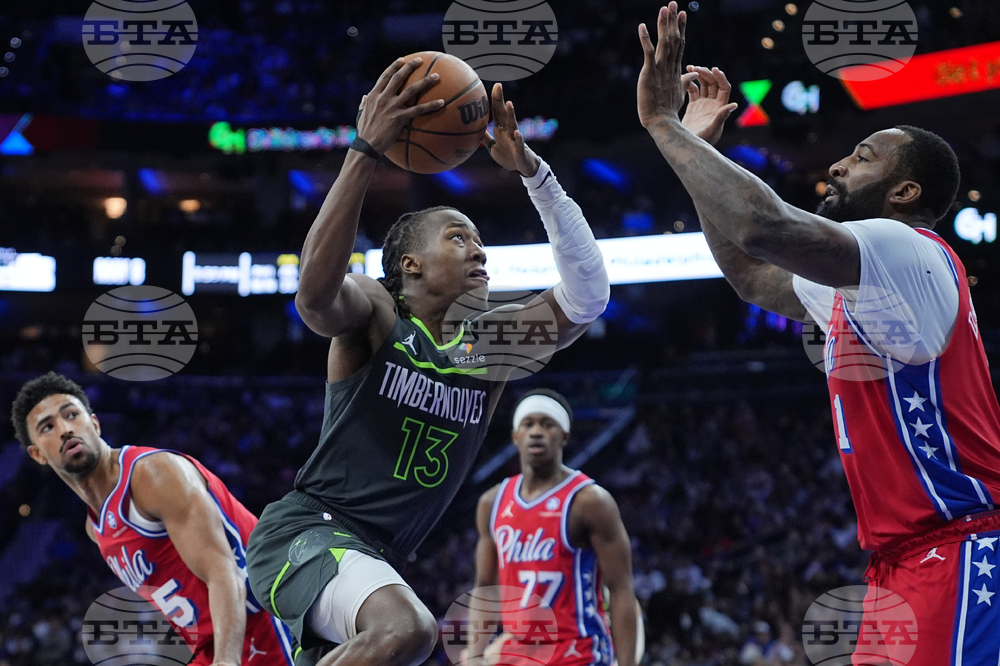 Timberwolves 76ers Basketball