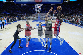 Timberwolves 76ers Basketball