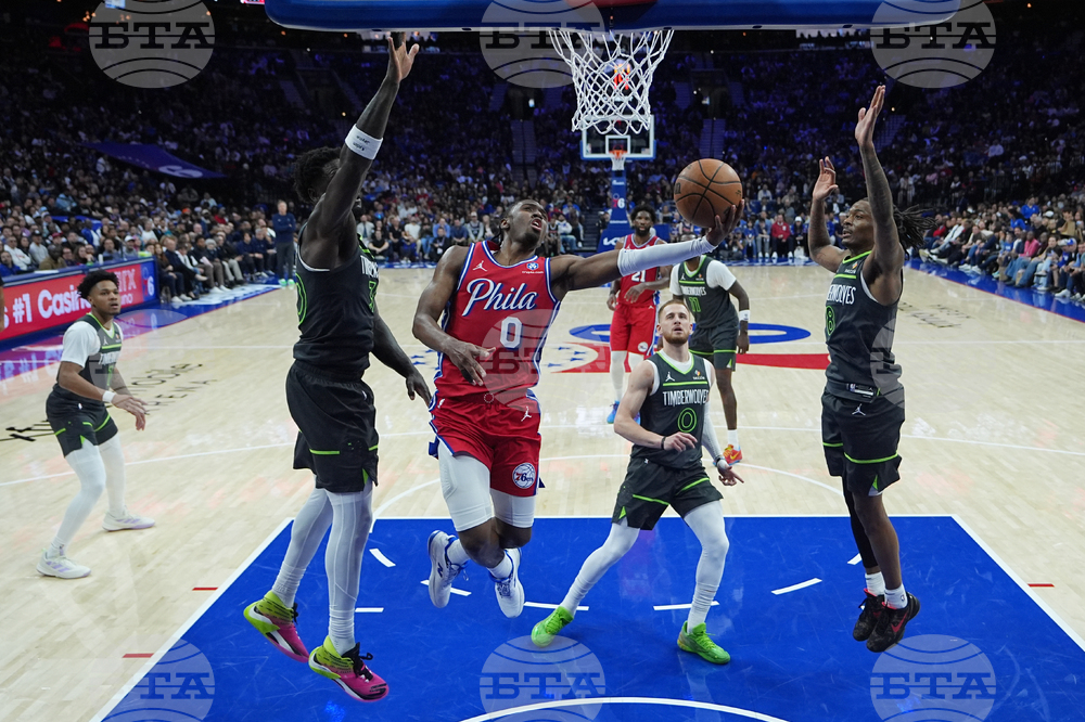 Timberwolves 76ers Basketball