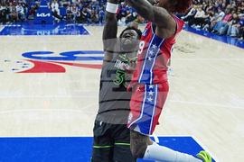 Timberwolves 76ers Basketball