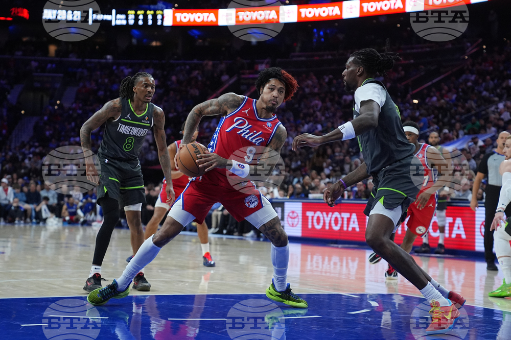 Timberwolves 76ers Basketball