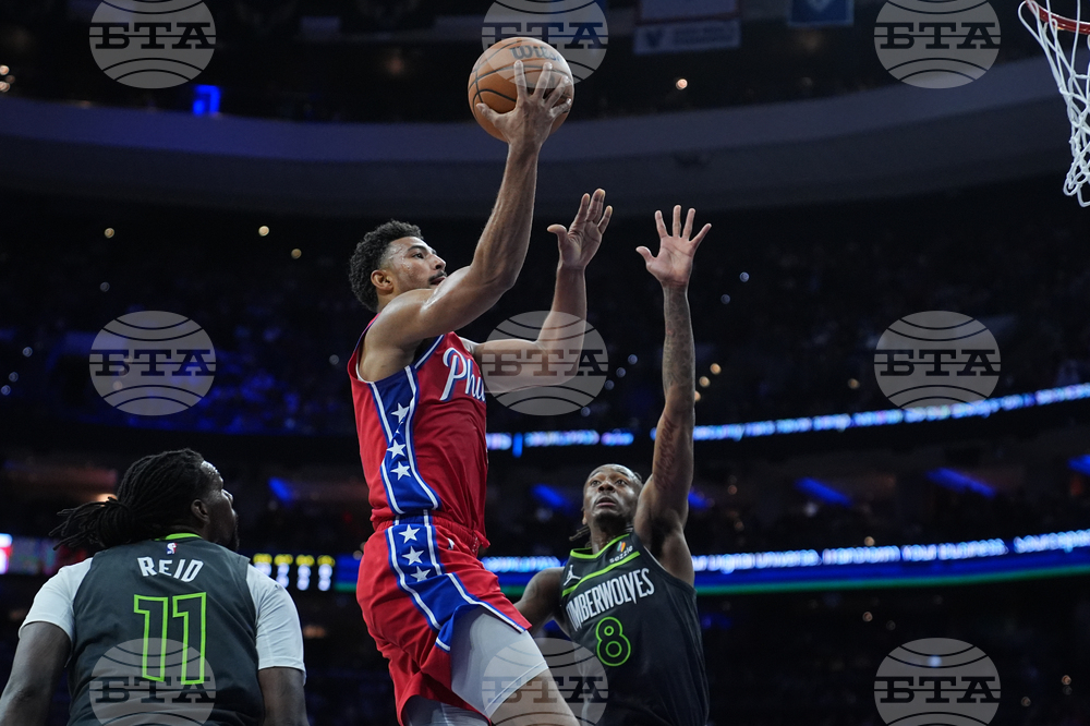 Timberwolves 76ers Basketball