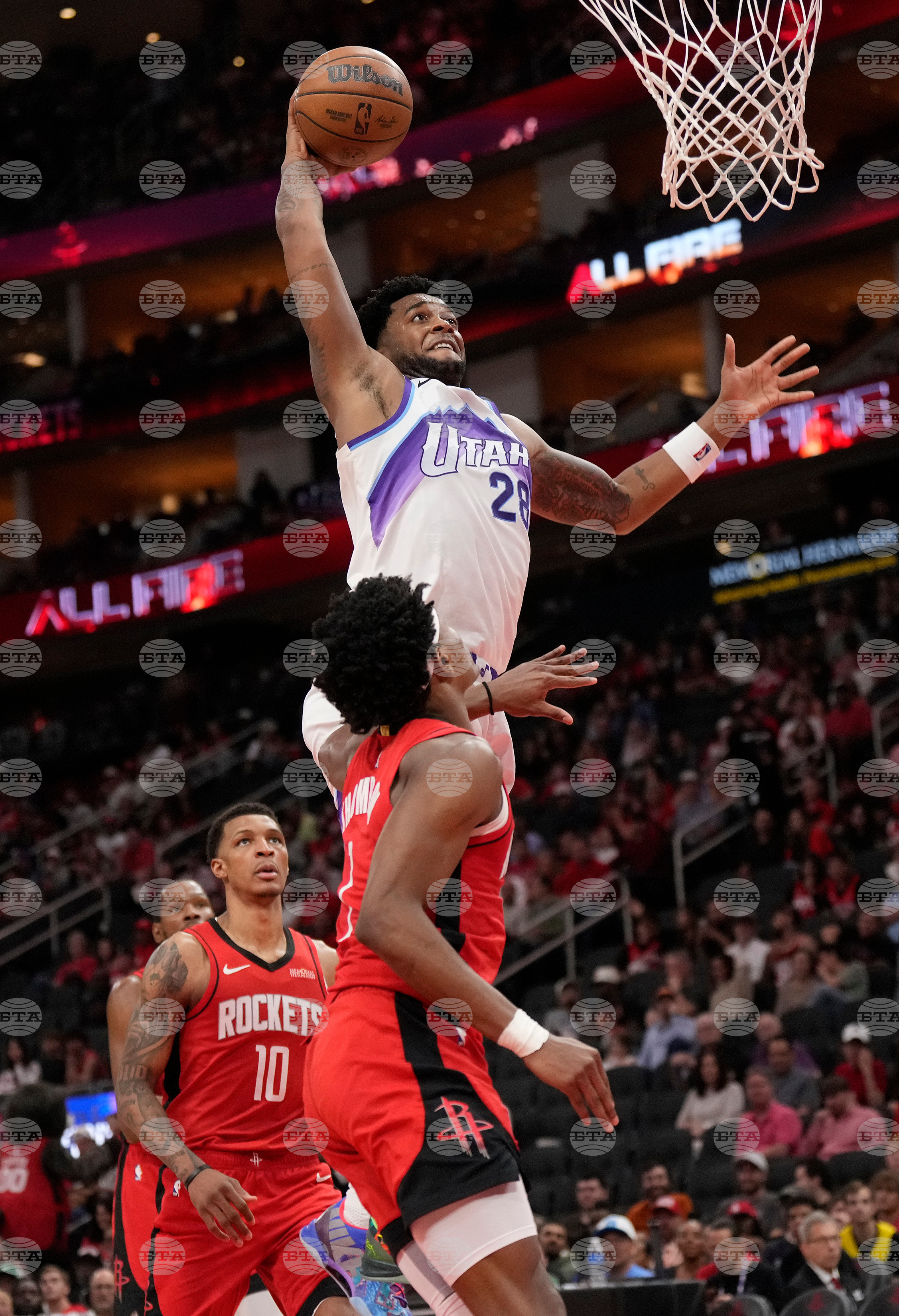 Jazz Rockets Basketball