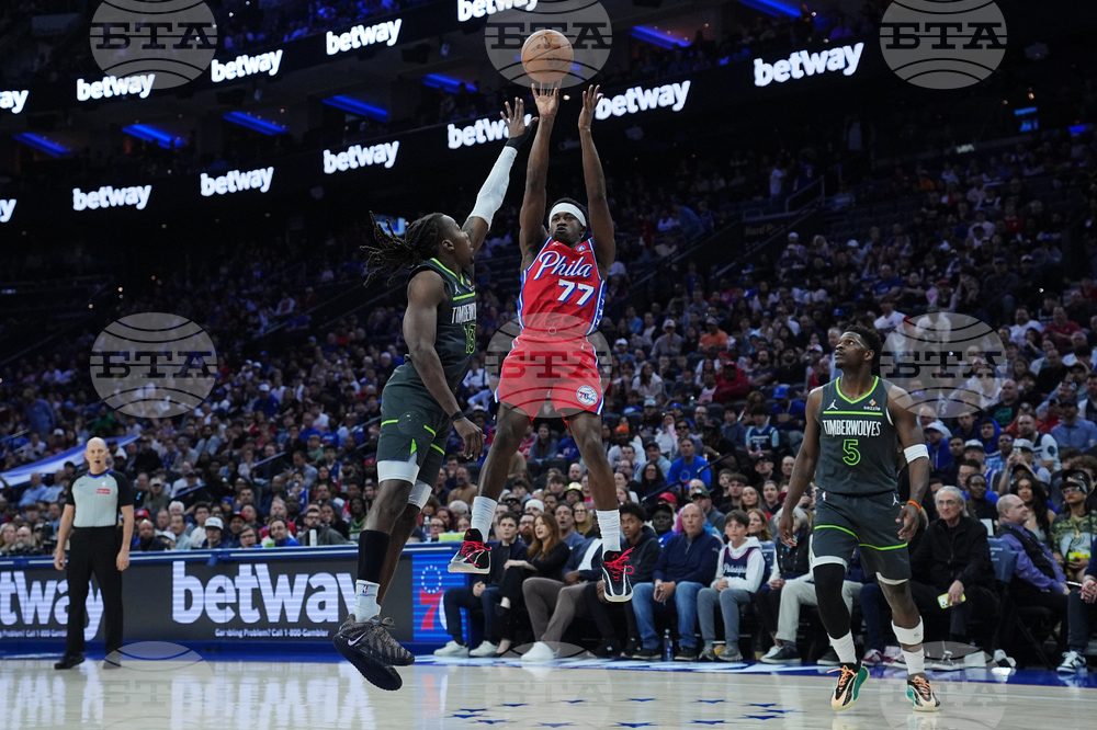 Timberwolves 76ers Basketball