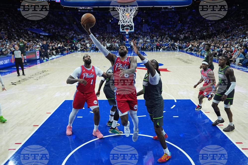 Timberwolves 76ers Basketball