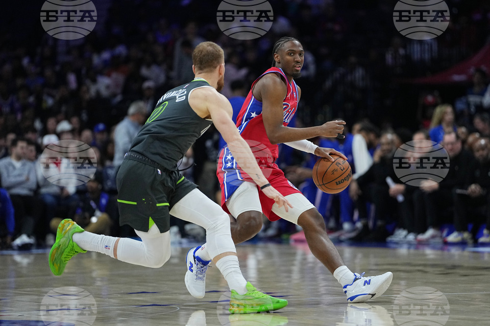 CORRECTION Timberwolves 76ers Basketball