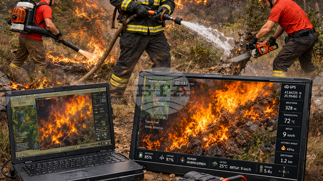 Противопожарната служба в Русе и общините в областта повишават готовността си за превенция и овладяване на горските пожари и бедствия