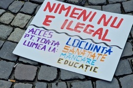 Румъния - акция в Букурещ под надслов „Протест срещу войната - казваме „не“ на съучастието на Румъния в империалистическата война, започната от САЩ и Израел“