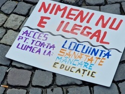 Румъния - акция в Букурещ под надслов „Протест срещу войната - казваме „не“ на съучастието на Румъния в империалистическата война, започната от САЩ и Израел“