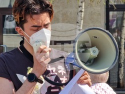 Румъния - акция в Букурещ под надслов „Протест срещу войната - казваме „не“ на съучастието на Румъния в империалистическата война, започната от САЩ и Израел“