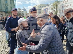 Румъния - акция в Букурещ под надслов „Протест срещу войната - казваме „не“ на съучастието на Румъния в империалистическата война, започната от САЩ и Израел“
