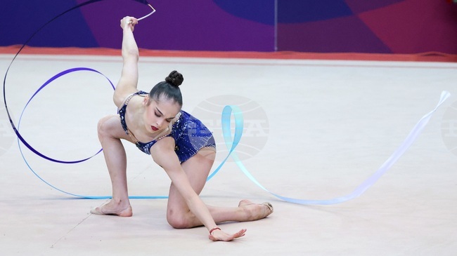 Bulgarian Rhythmic Gymnasts Win Six Medals in Women's Apparatus Finals of Sofia Cup