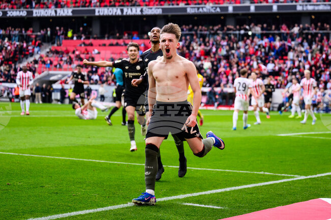 Байерн Мюнхен достигна до драматичен успех срещу Фрайбург и има 12 точки преднина на върха в Първа Бундеслига