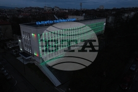 Българска телеграфна агенция - Цветница - фасада - осветяване