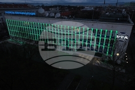 Българска телеграфна агенция - Цветница - фасада - осветяване